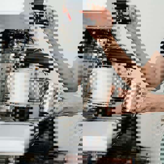 Barista Making Coffee Drink