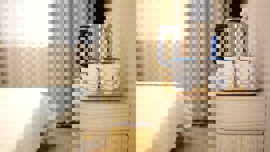 Coffee In Hotel Room