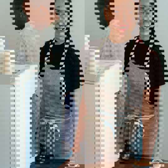 Woman Working In Cafe